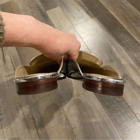 SAM EDELMAN “Linnie Bit Mule” in Metallic/Gold | Size 9 - Picture 6 of 8